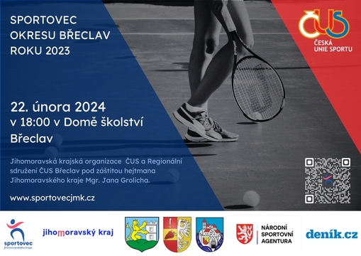 Galavečer - vyhlášení ankety Sportovec okresu Břeclav 2023